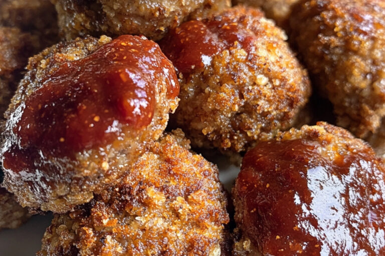 Boulettes de boeuf sauce barbecue fumée à la mijoteuse