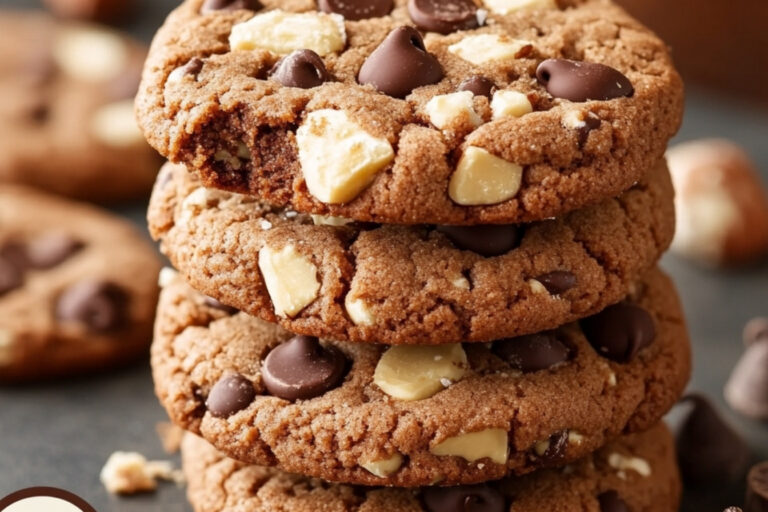 Cookies gourmands noisettes, praliné et chocolat