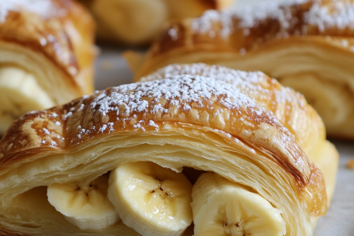 Feuilleté à la banane et au café au lait de Nescafé Dolce Gusto