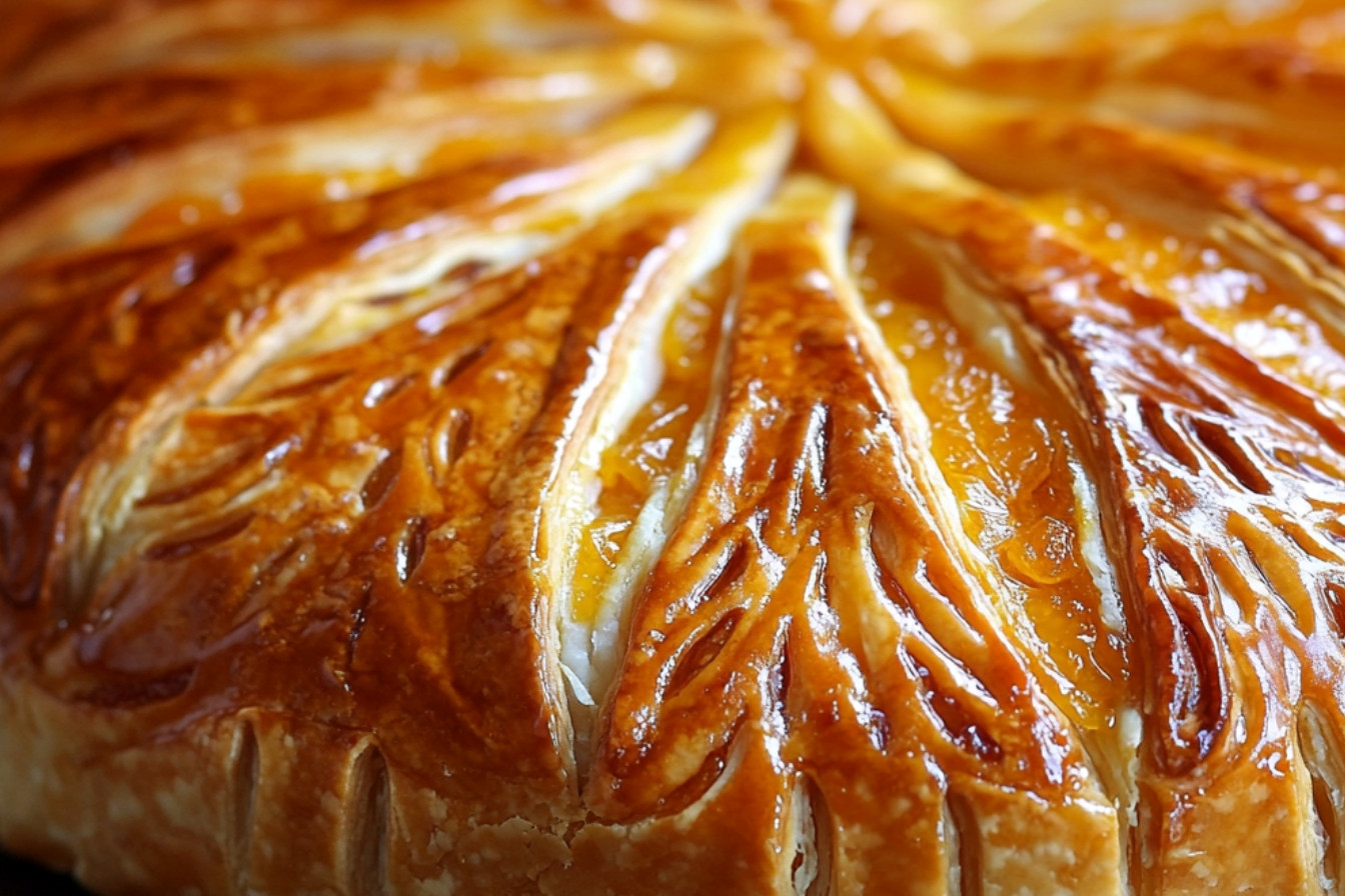 Galette des rois à l'abricot