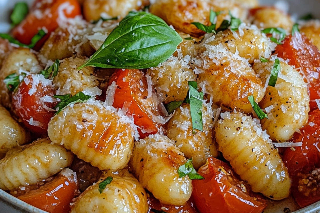 Gnocchis tomates et parmesan