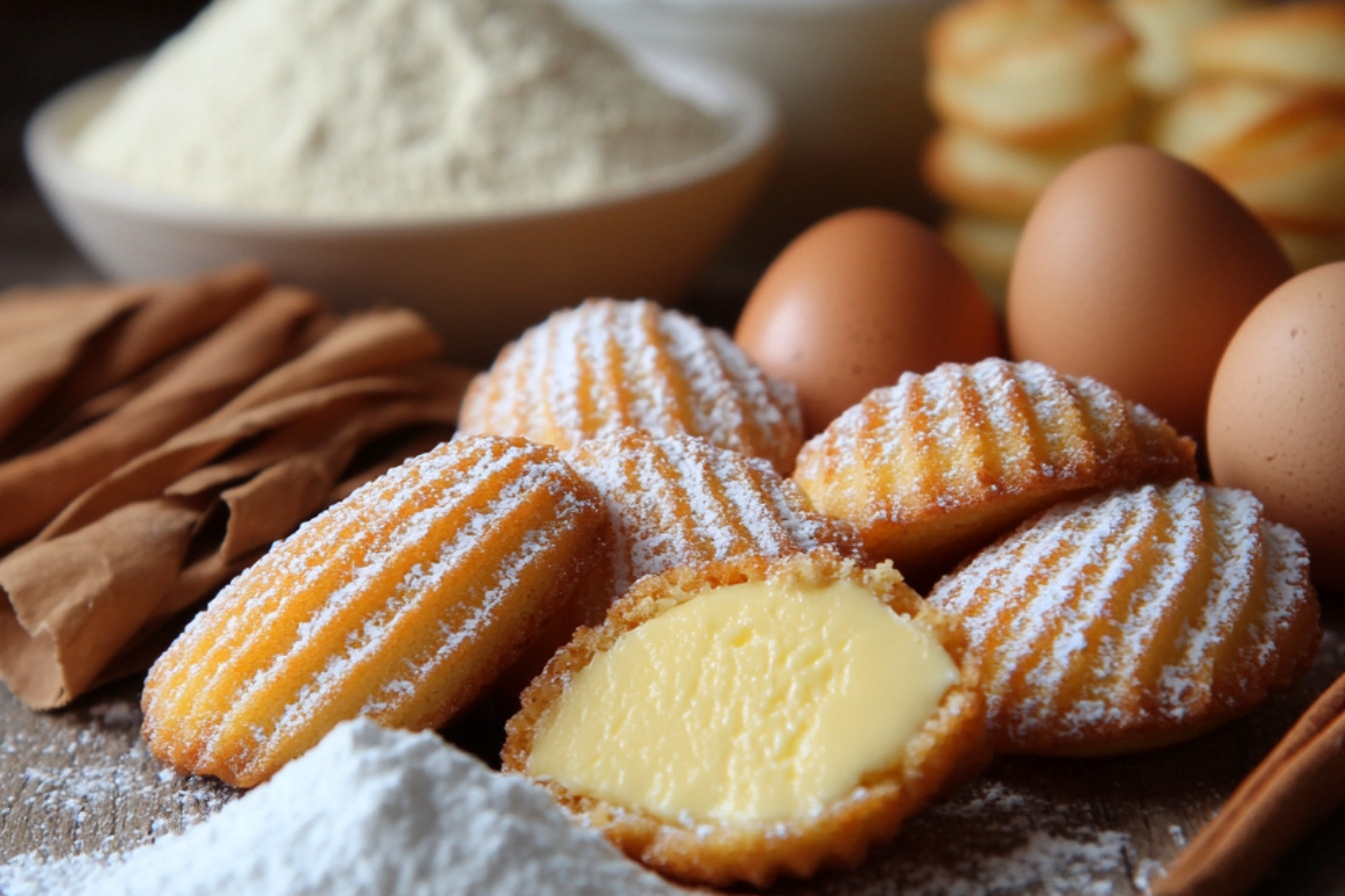 Madeleines en forme de lettre