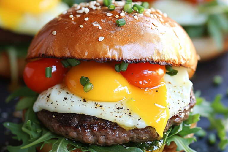 Mini burgers d'œuf