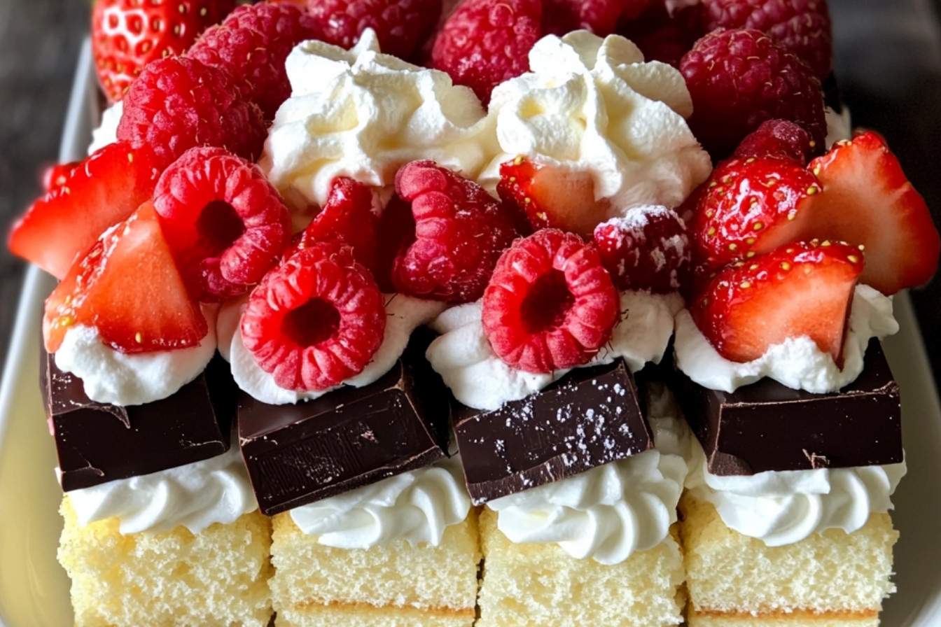 Mini charlottes aux framboises