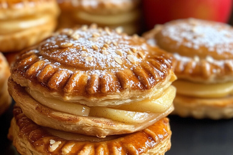 Mini galette des rois aux pommes