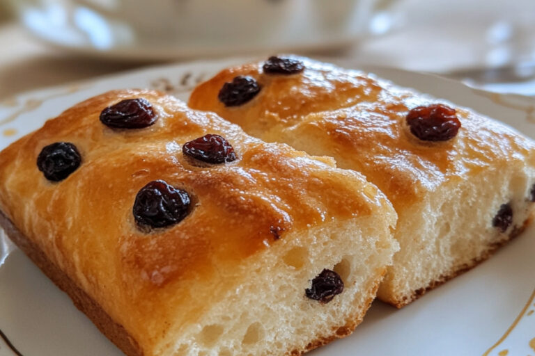 Pain à la cannelle et raisins