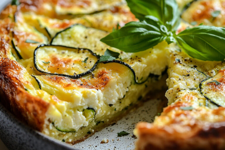 Quiche aux courgettes et ricotta