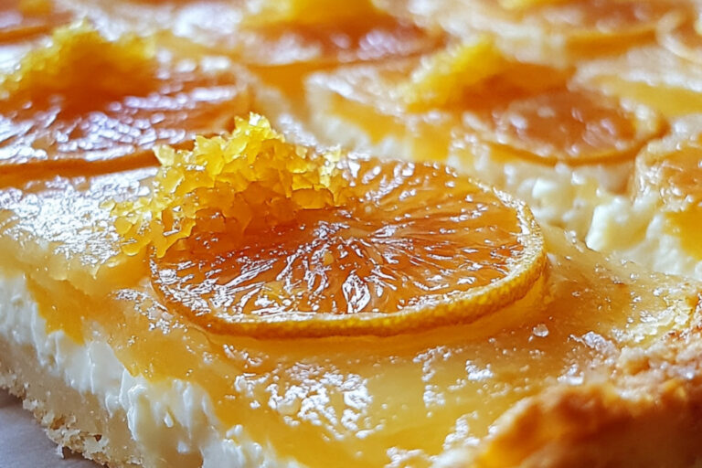 Tarte au fromage blanc et pomelo