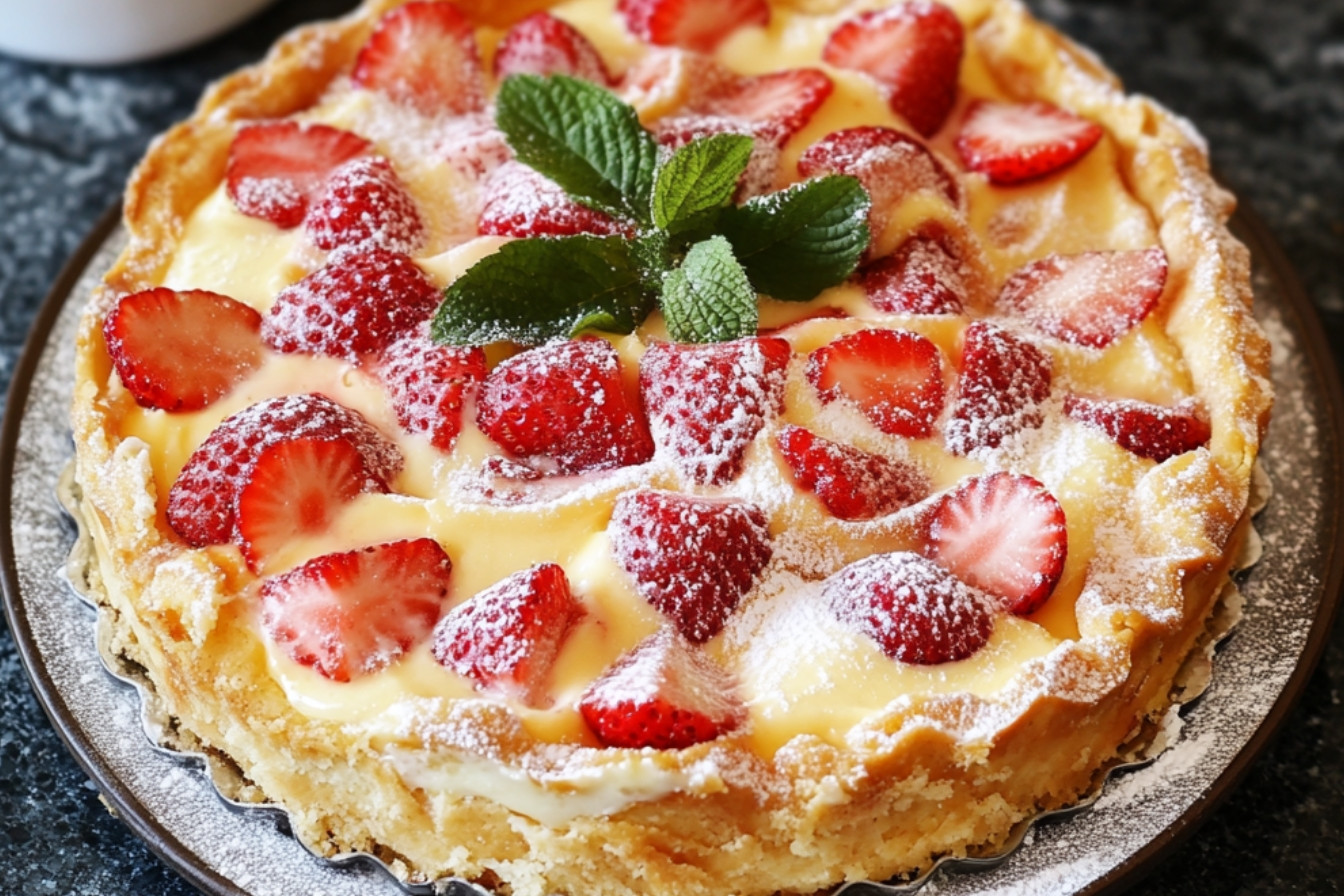 Tarte aux fraises