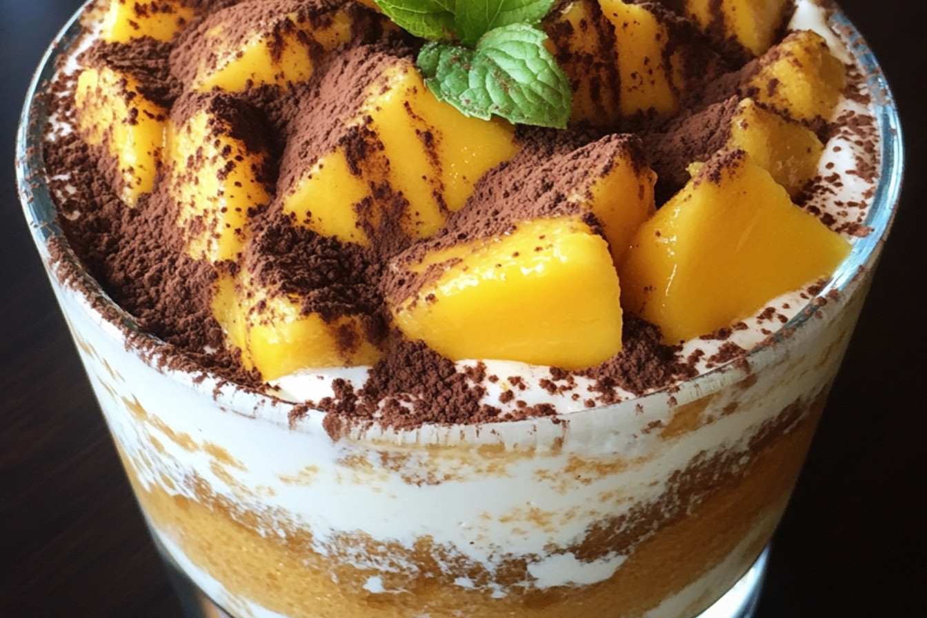 Tiramisu à la mangue