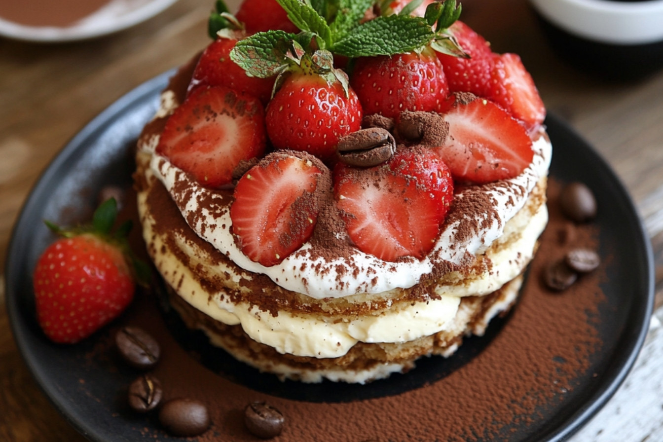 Tiramisu aux fraises