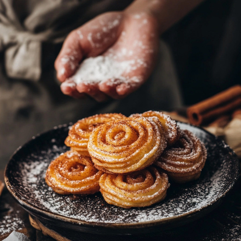 Churros à la cannelle et au sucre