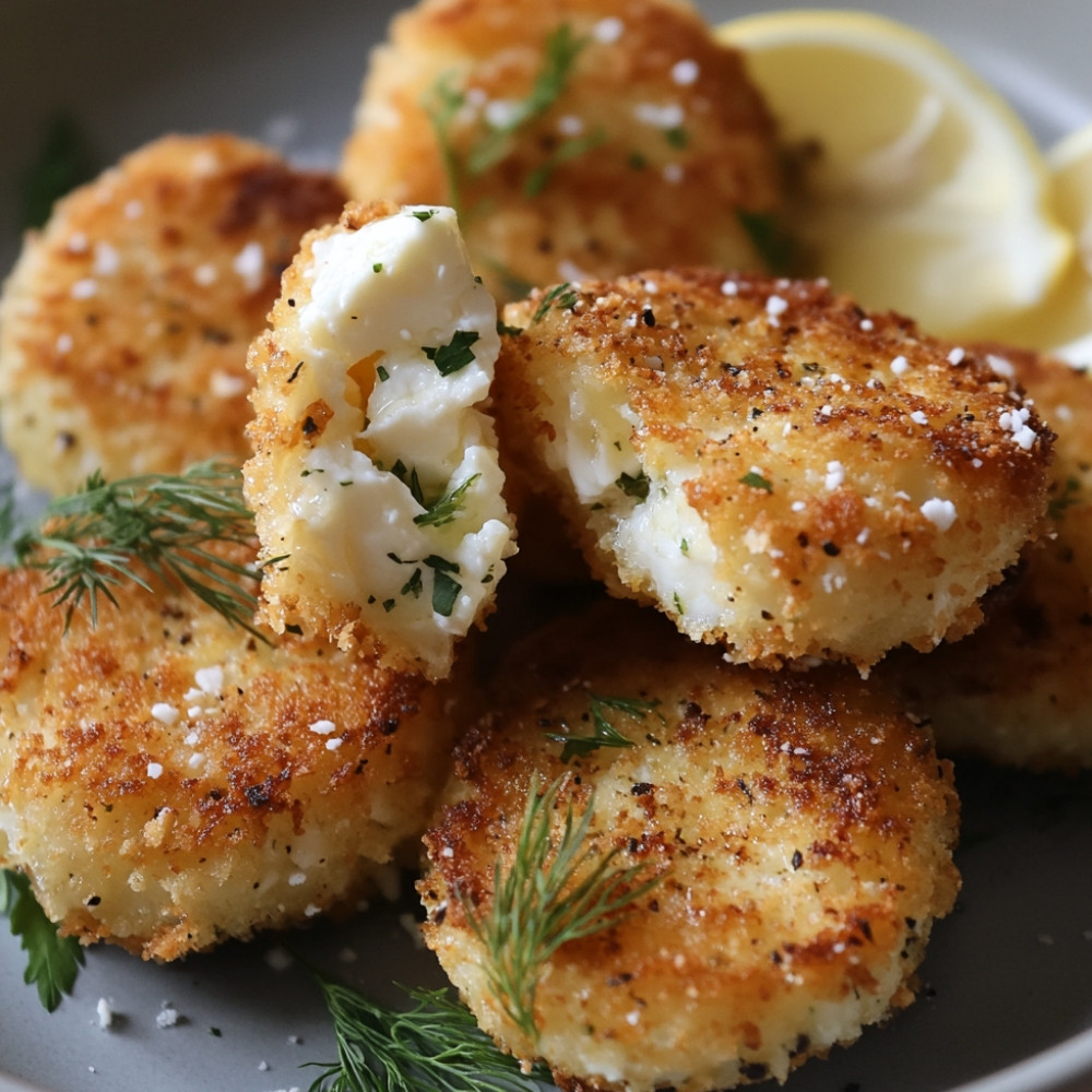 Galettes de poisson à la grecque