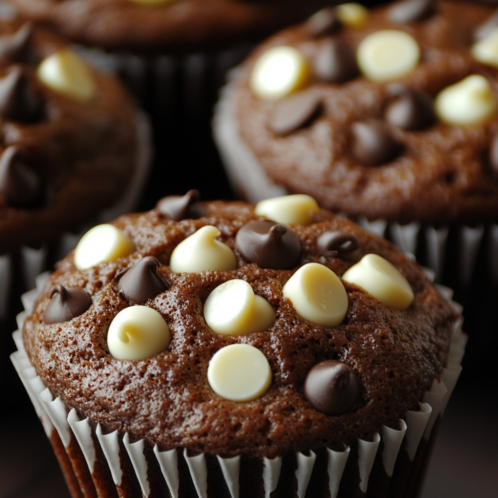 Muffins jumbo au double chocolat