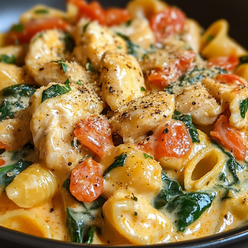 Poulet crémeux à la toscane