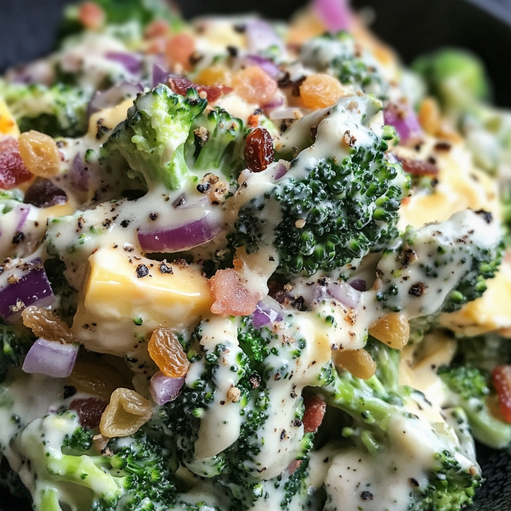 Salade de brocoli crémeuse
