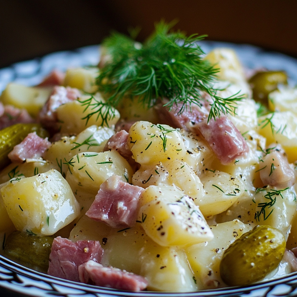 Salade de patates au smoked meat