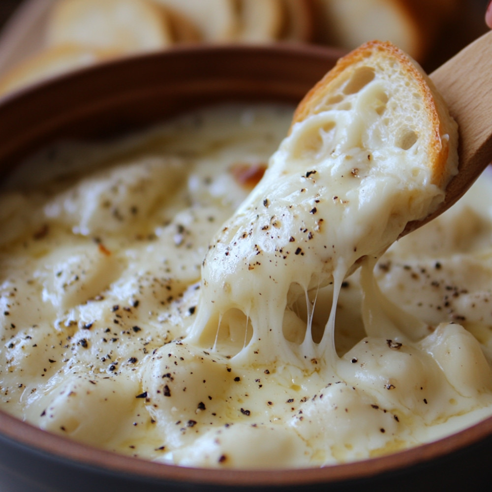 Fondue au fromage à l'italienne
