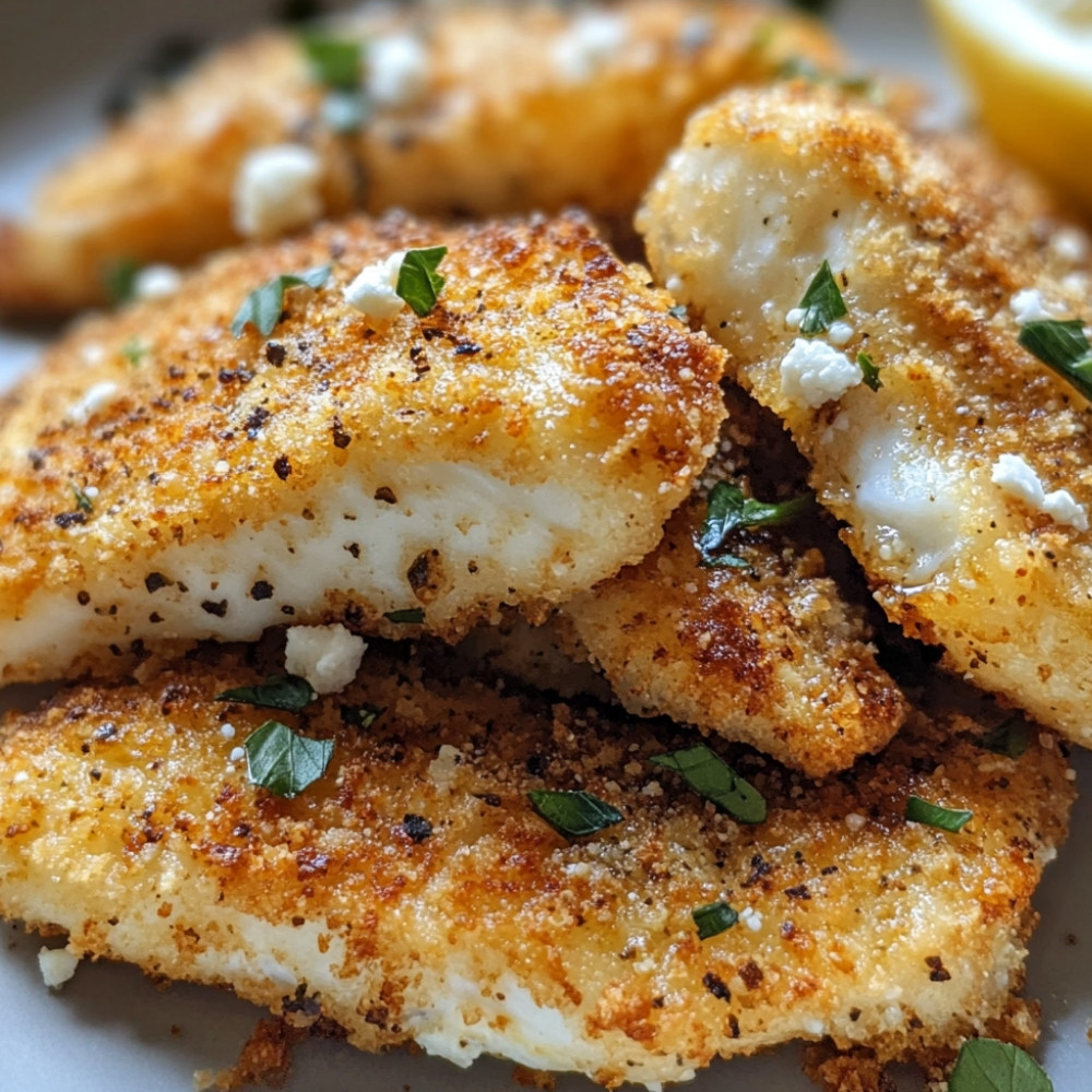 Galettes de poisson à la grecque