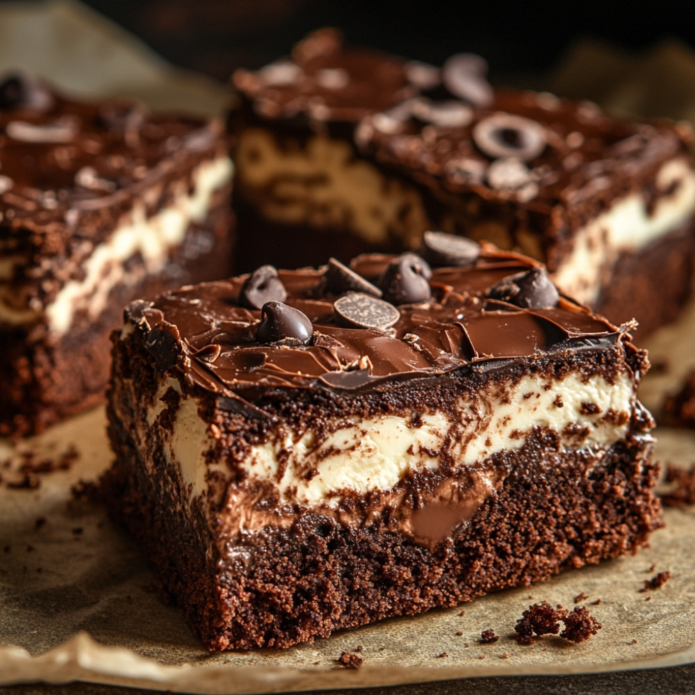 Gâteau brownie au fromage à la crème à la mijoteuse