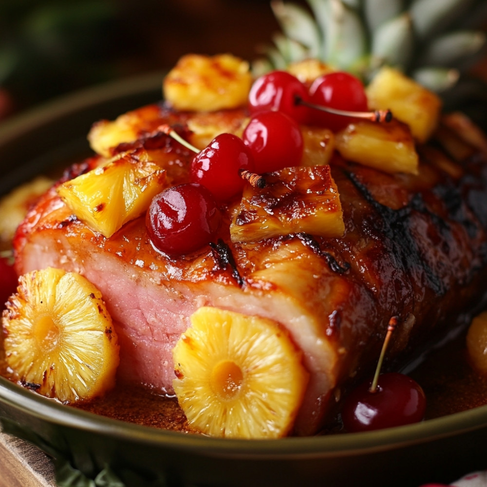 Jambon aux ananas