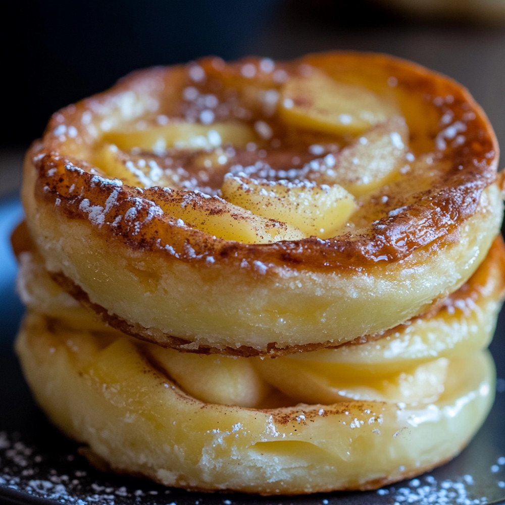 Mini gâteau au fromage et pommes