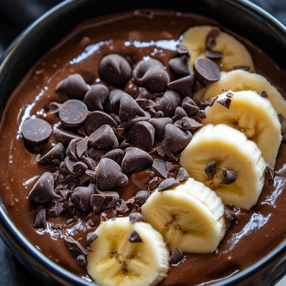Pouding au chocolat et bananes à la mijoteuse