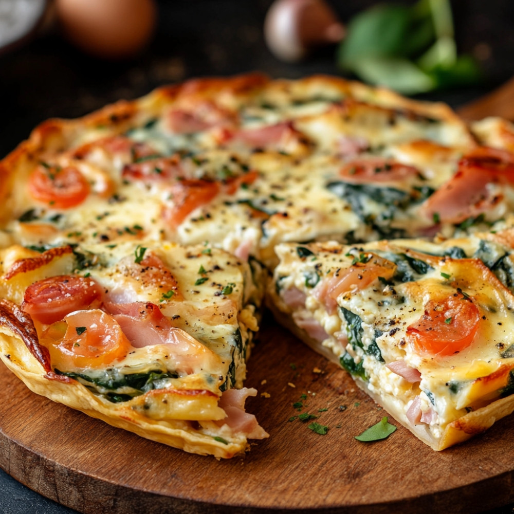 Quiches en croûte de tortillas