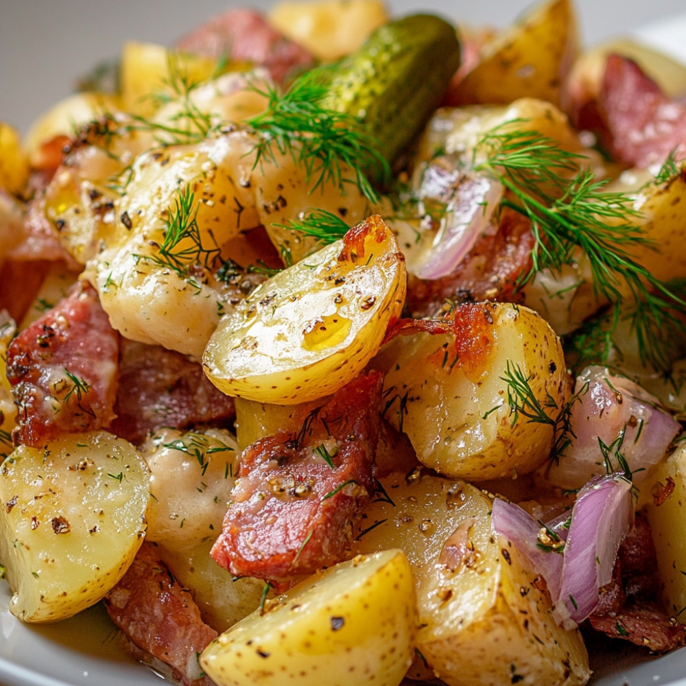 Salade de patates au smoked meat