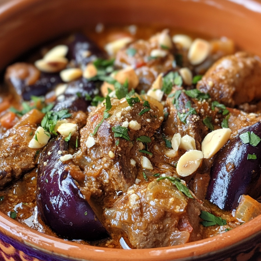 Tajine de boeuf et aubergine