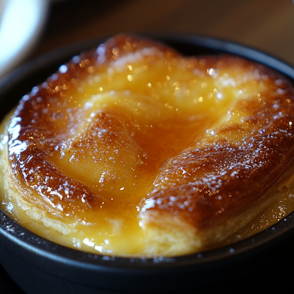 Croissants croustillants à la crème brûlée