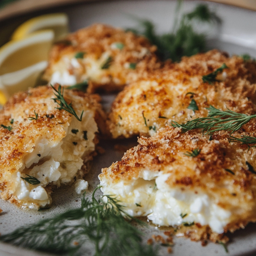 Galettes de poisson à la grecque