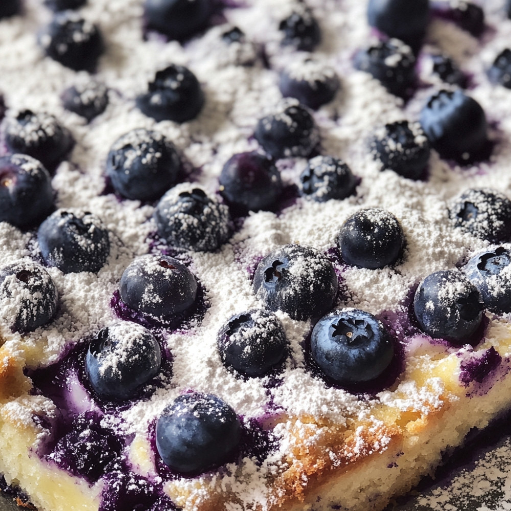 Gâteau aux bleuets