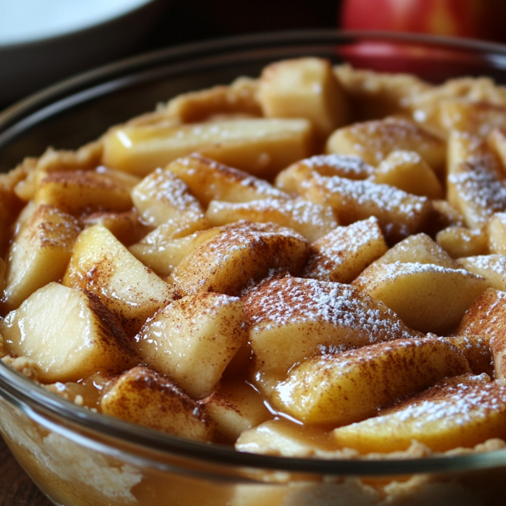 Gâteau tarte aux pommes à la mijoteuse