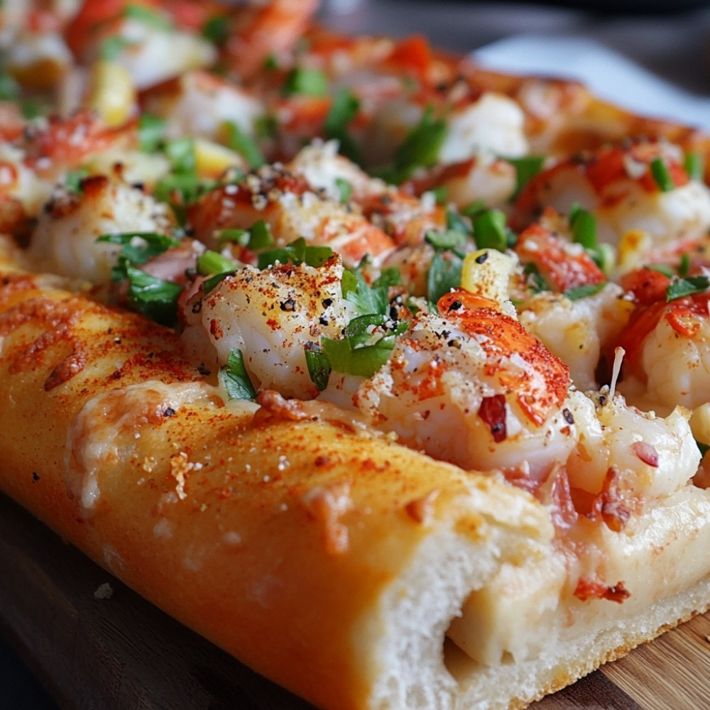 Pizza au homard style lobster roll