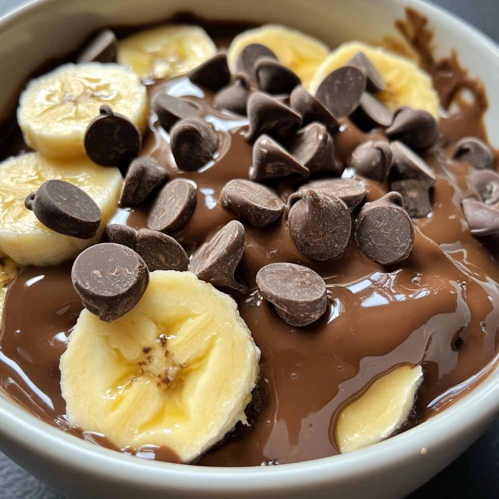 Pouding au chocolat et bananes à la mijoteuse