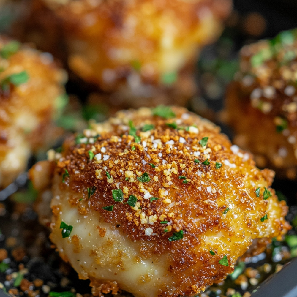 Poulet frit dans la friteuse à air chaud