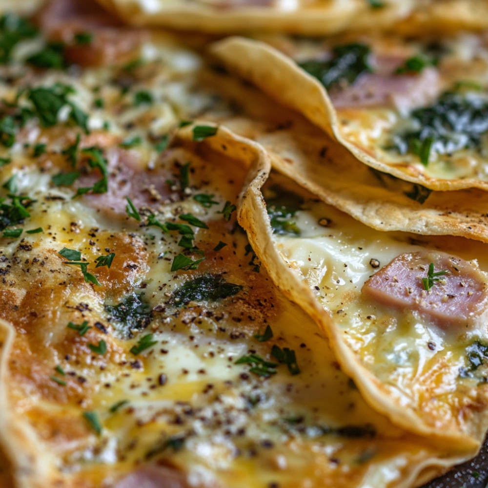 Quiches en croûte de tortillas