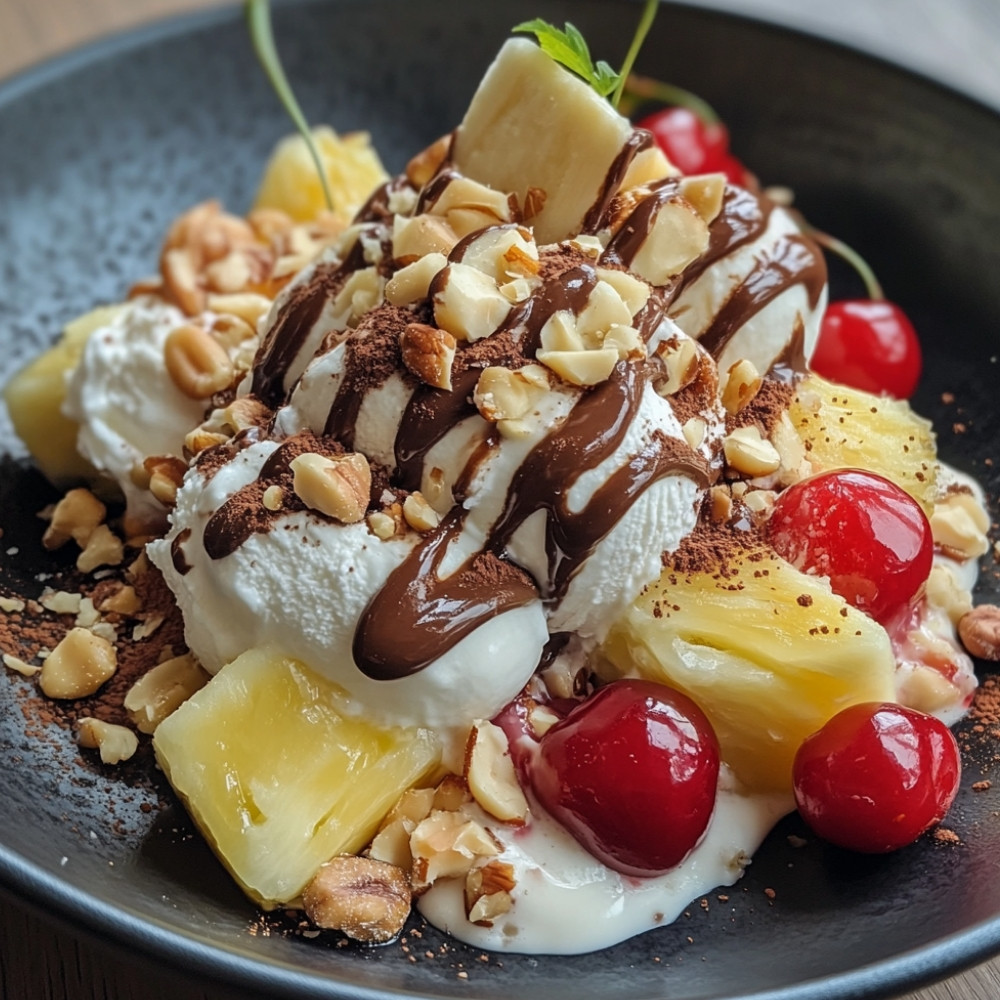 Salade de fruits Banana Split