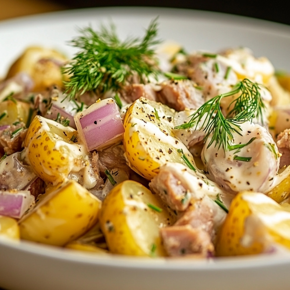 Salade de patates au smoked meat