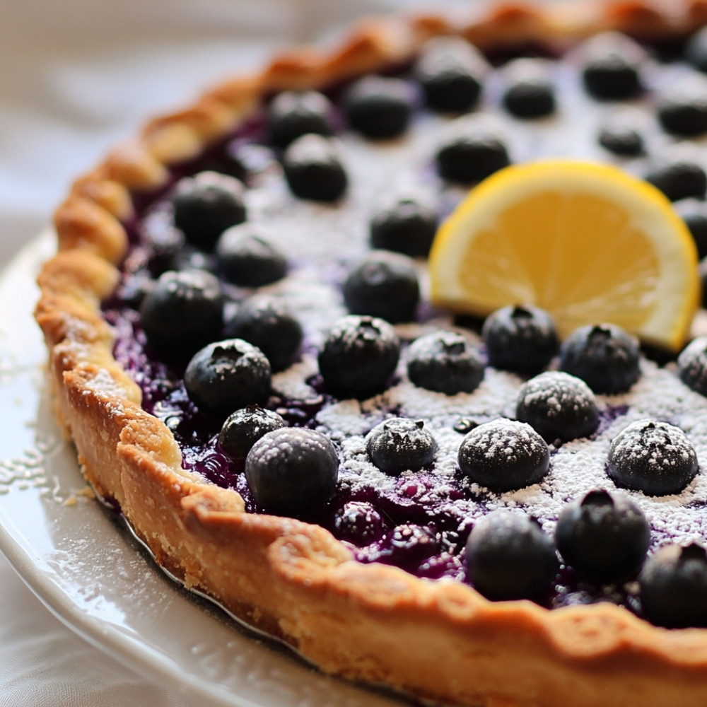 Tarte aux bleuets