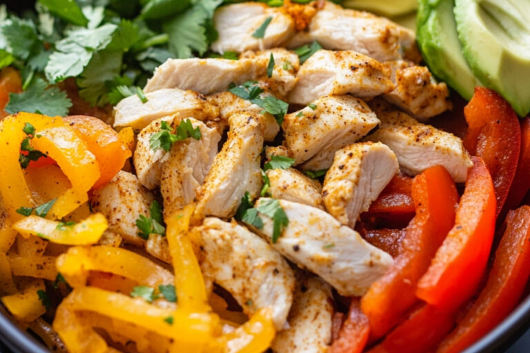 Bols fajitas au poulet