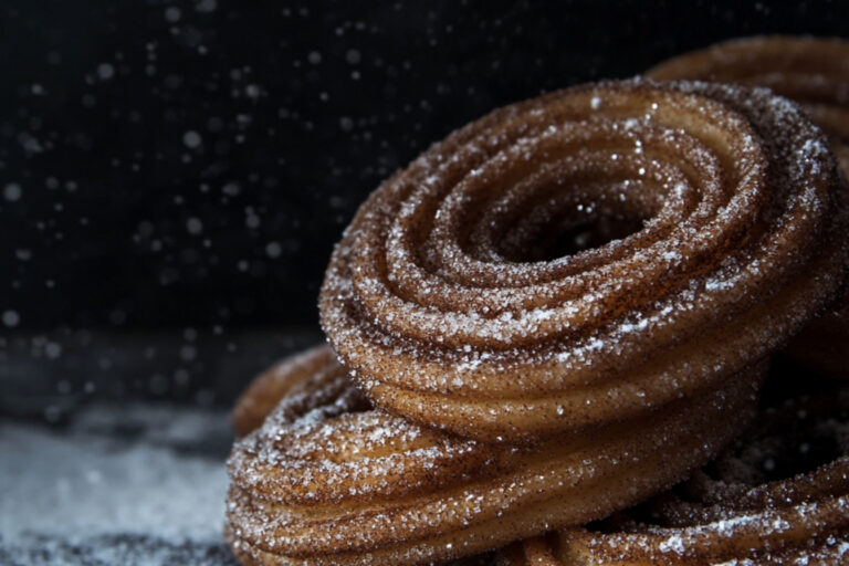 Churros à la cannelle et au sucre