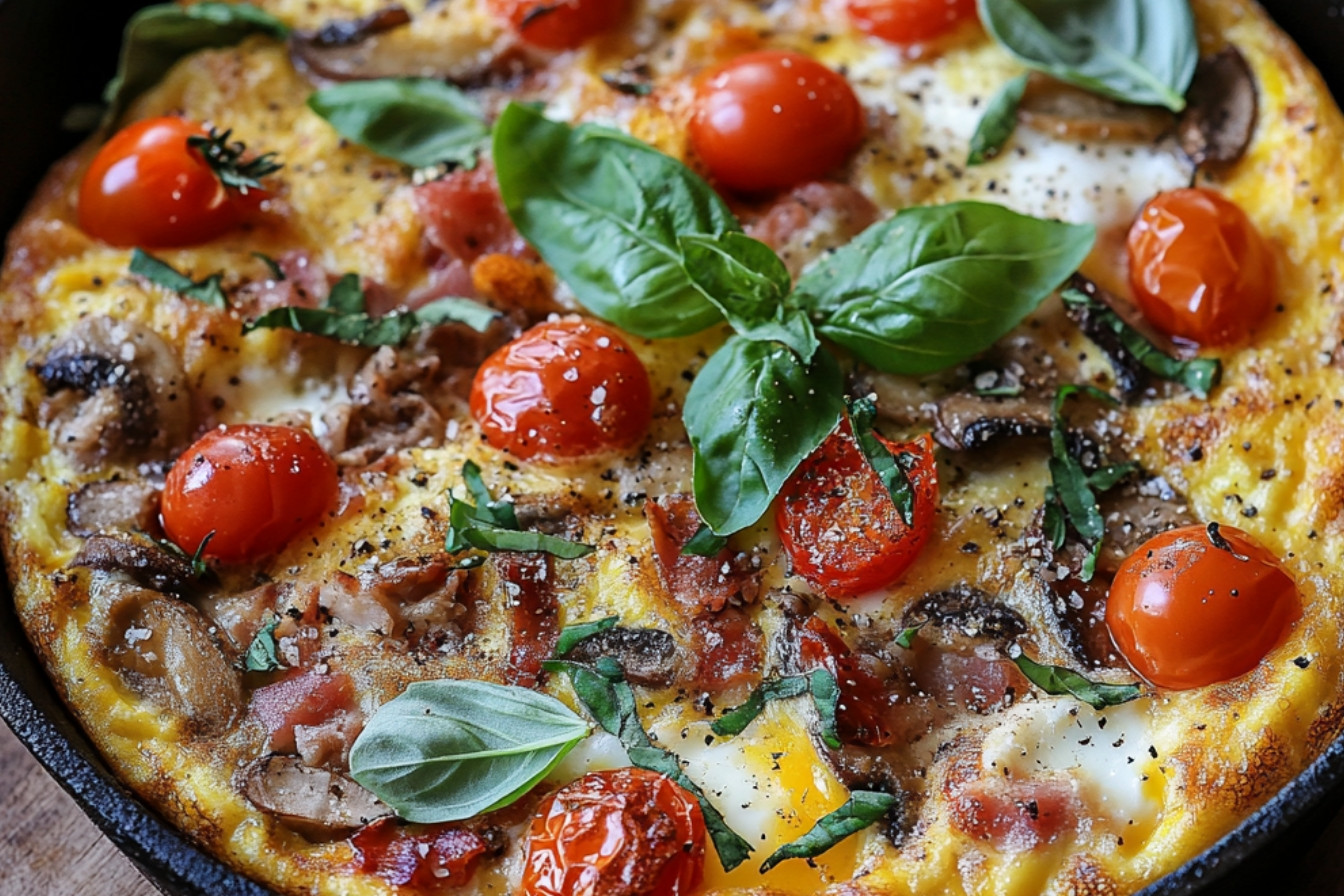 Frittata pizza