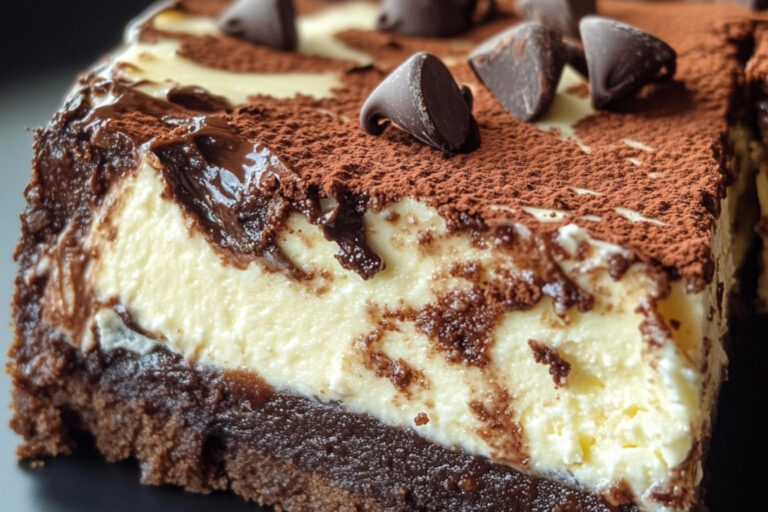 Gâteau brownie au fromage à la crème à la mijoteuse