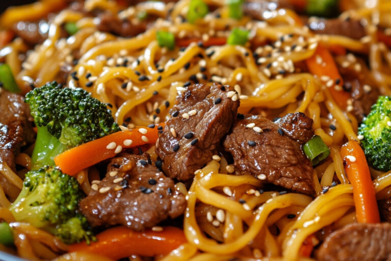 Lo Mein au Bœuf