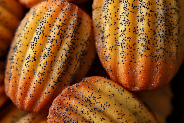 Madeleines citron et pavot