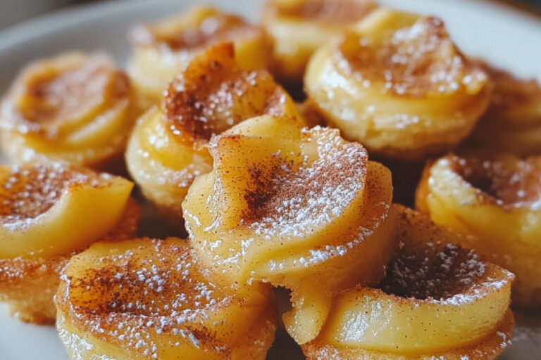 Mini gâteau au fromage et pommes