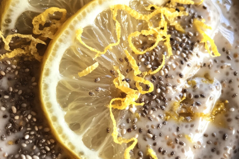 Pouding de chia citronné