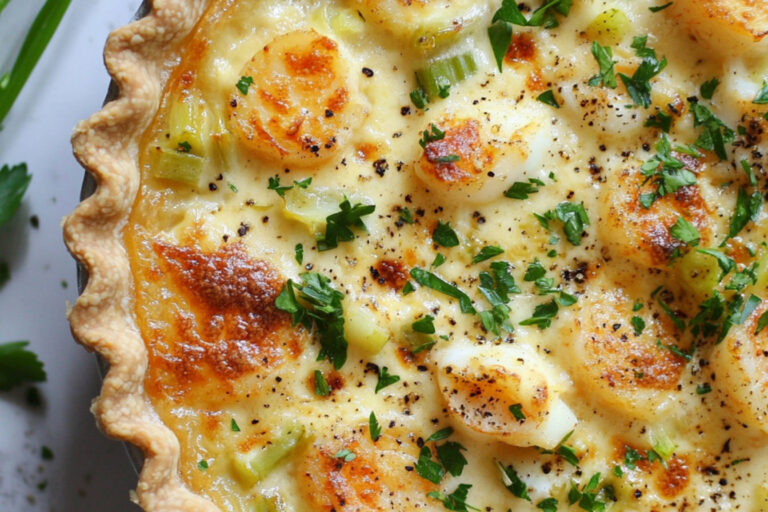 Quiche aux scampis